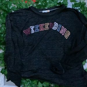 Black cute soft shirt